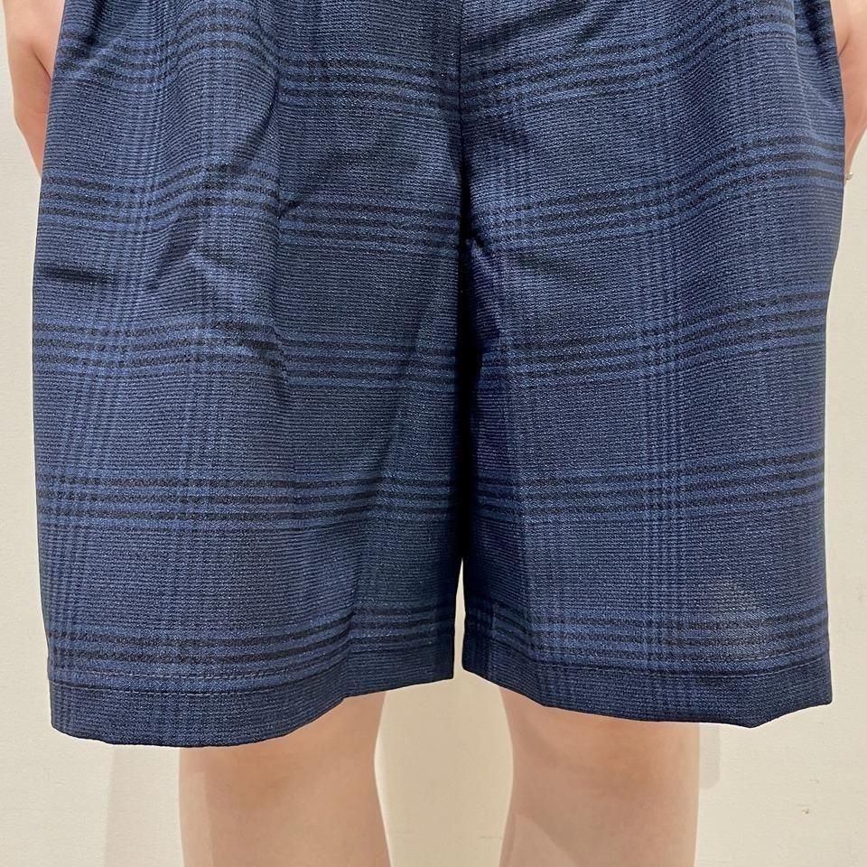 THOUSAND MILE - TUCK SHORT PANTS CHECK(TM251LC00242)正規取扱商品