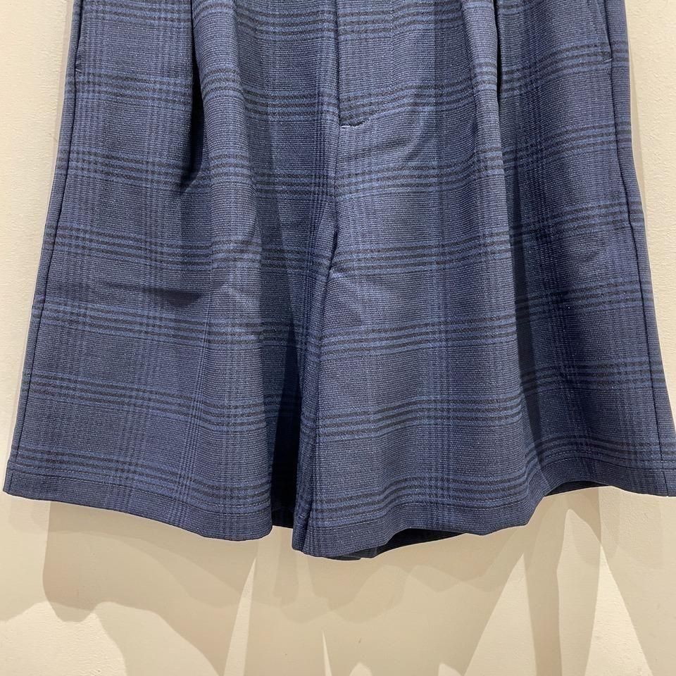 THOUSAND MILE - TUCK SHORT PANTS CHECK(TM251LC00242)正規取扱商品