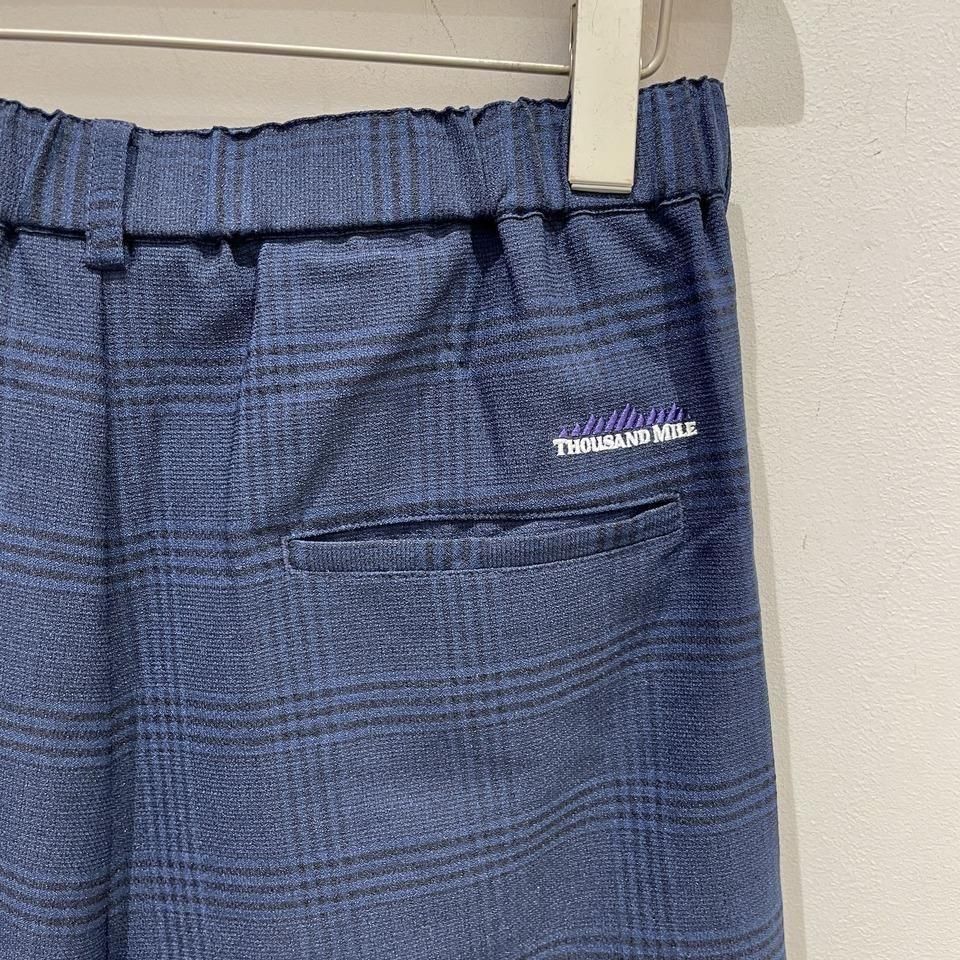 THOUSAND MILE - TUCK SHORT PANTS CHECK(TM251LC00242)正規取扱商品