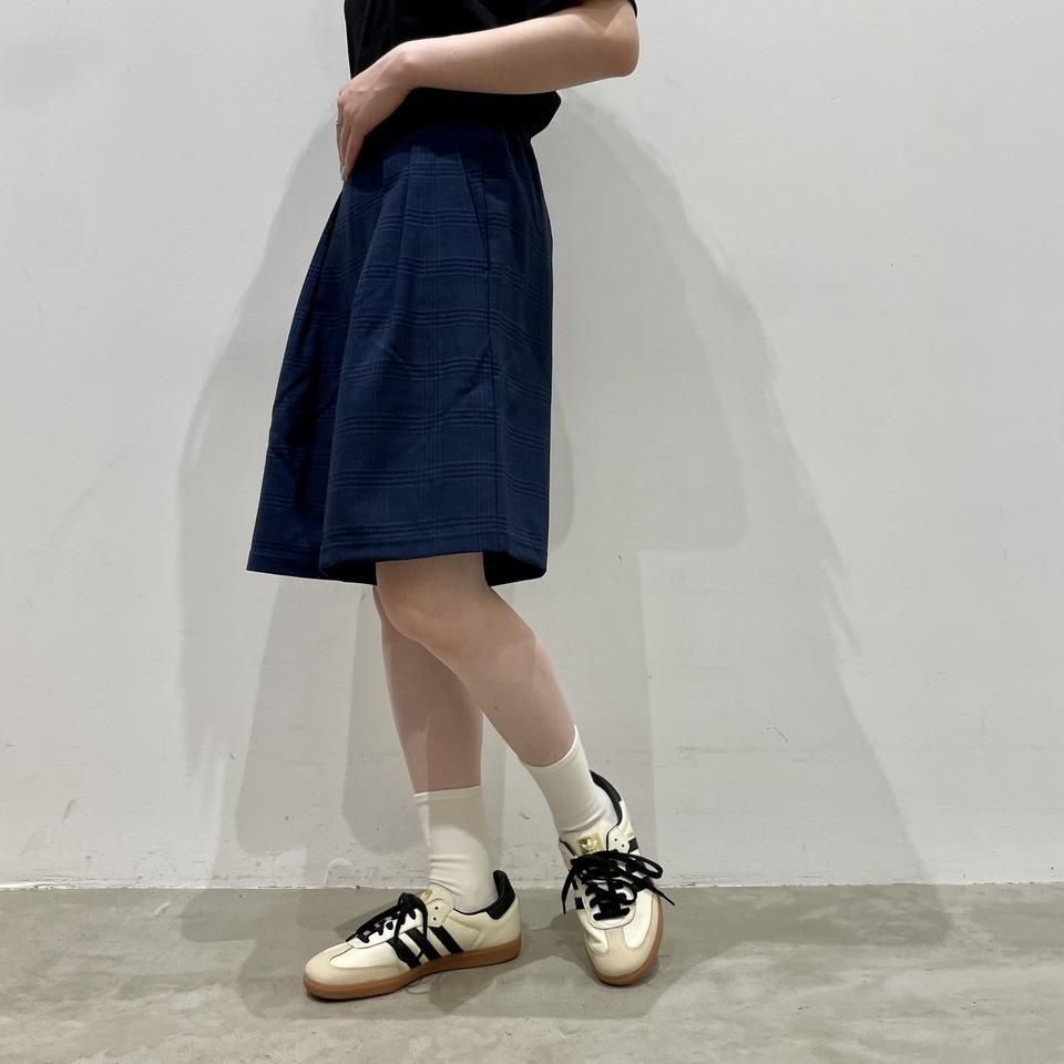 THOUSAND MILE - TUCK SHORT PANTS CHECK(TM251LC00242)正規取扱商品