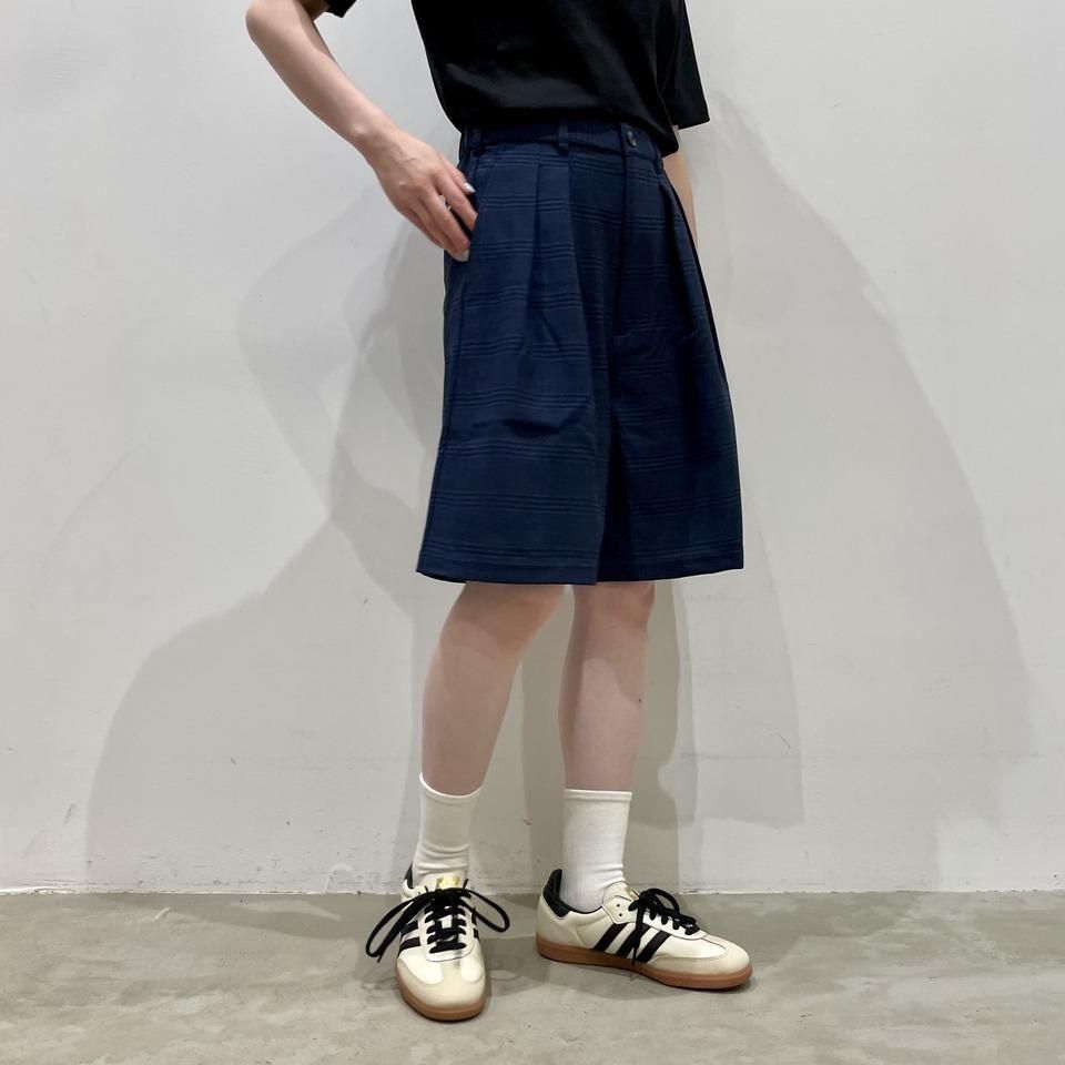 THOUSAND MILE - TUCK SHORT PANTS CHECK(TM251LC00242)正規取扱商品