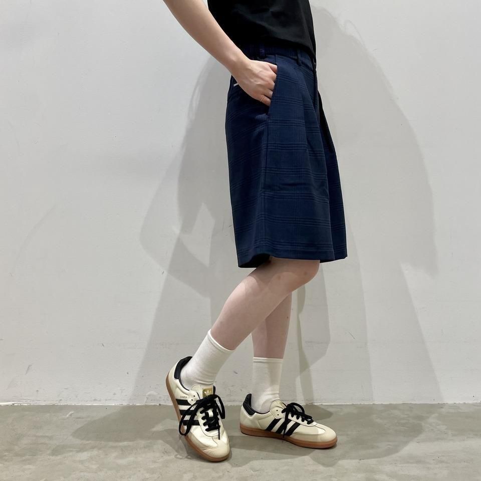 THOUSAND MILE - TUCK SHORT PANTS CHECK(TM251LC00242)正規取扱商品