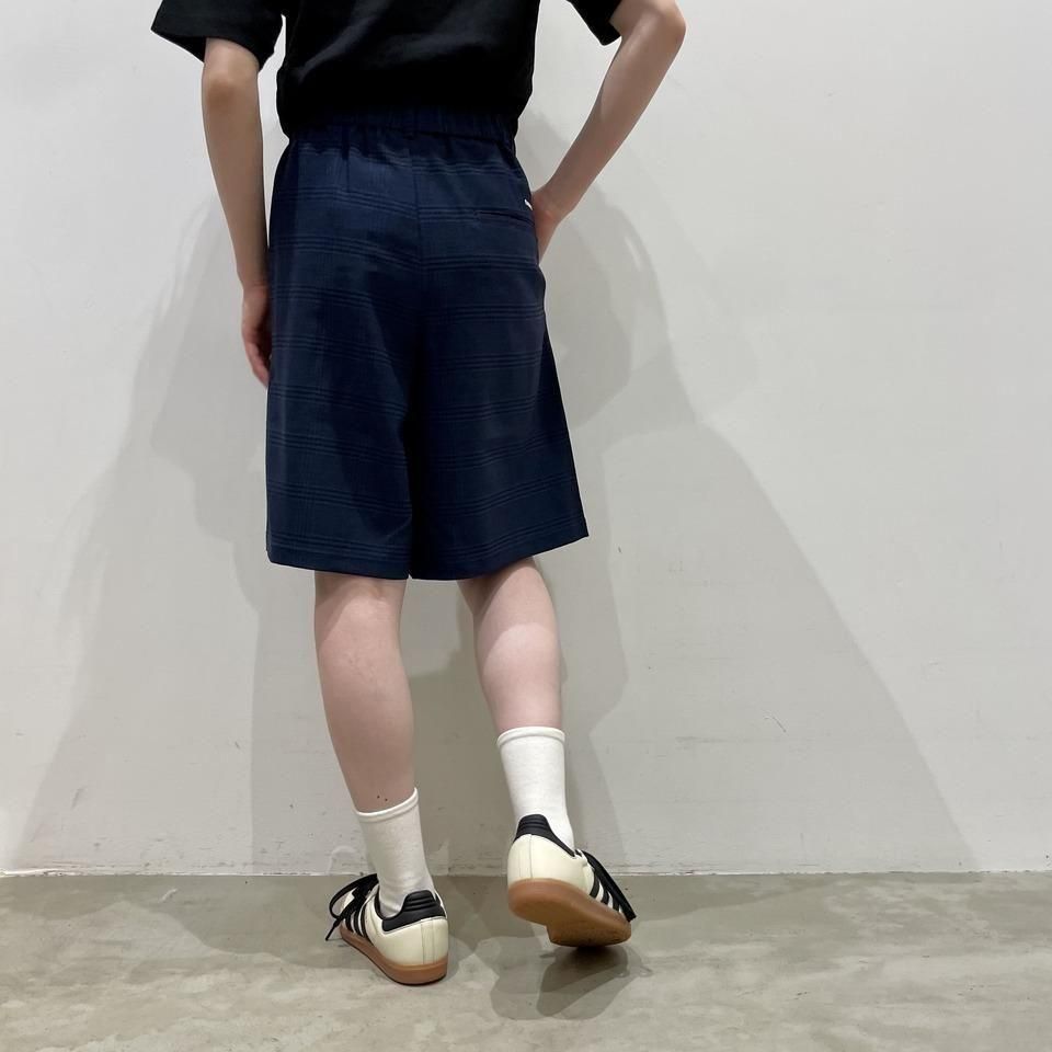 THOUSAND MILE - TUCK SHORT PANTS CHECK(TM251LC00242)正規取扱商品