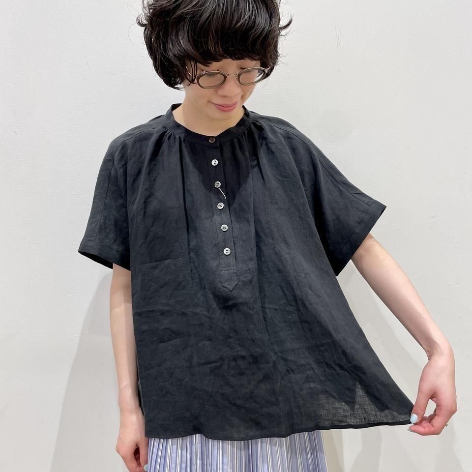 Vent d'ouest - 60フレンチリネン ヘンリーネックシャツ(VE19520)