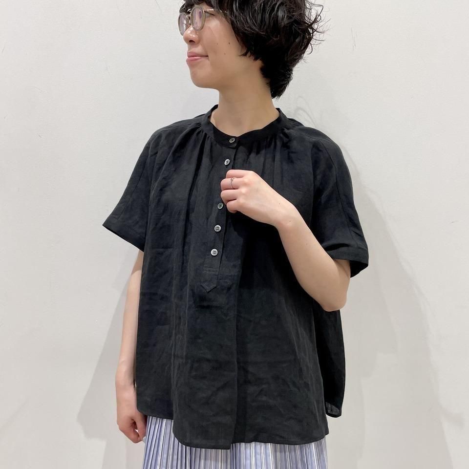 Vent d'ouest - 60フレンチリネン ヘンリーネックシャツ(VE19520)