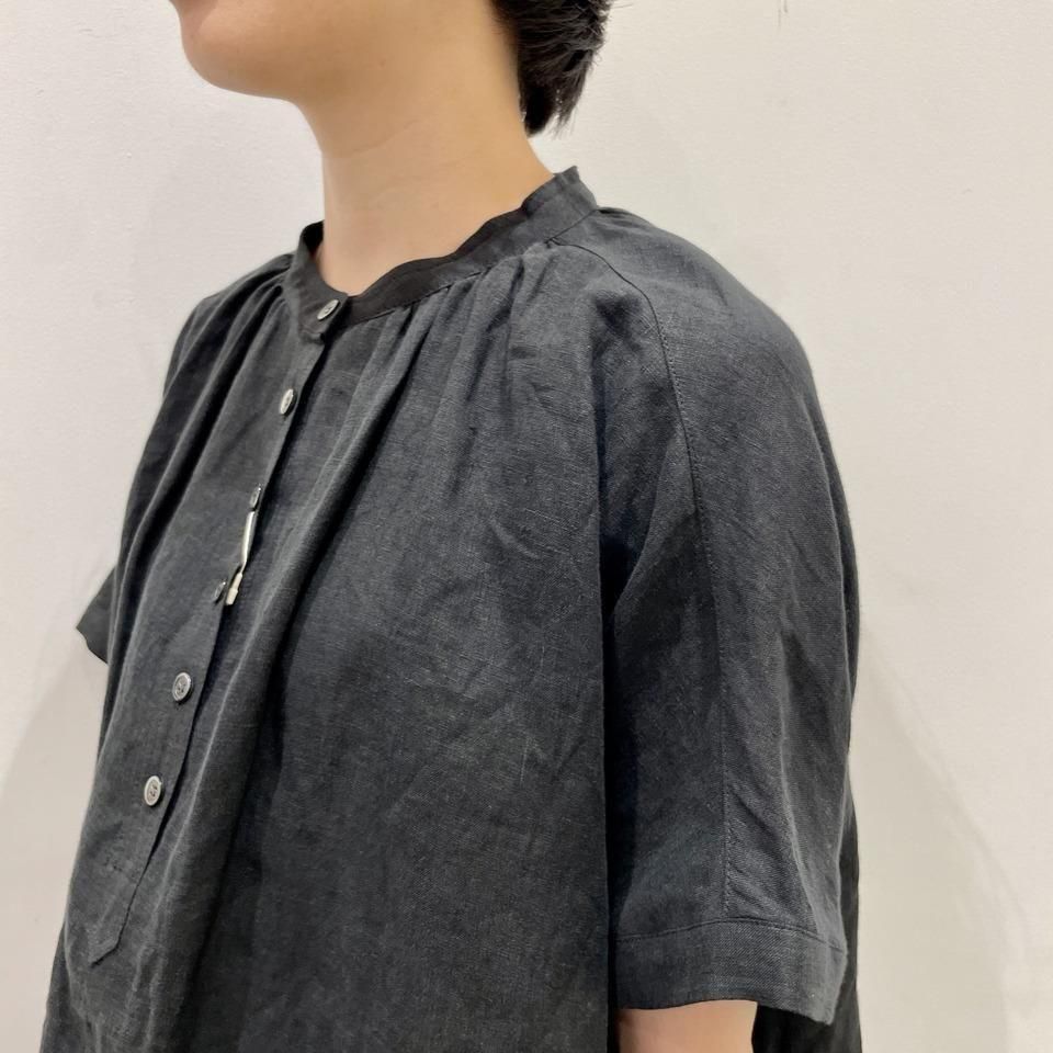 Vent d'ouest - 60フレンチリネン ヘンリーネックシャツ(VE19520)