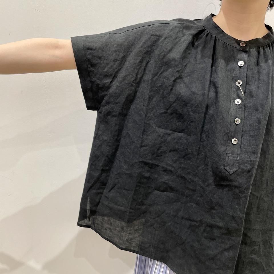 Vent d'ouest - 60フレンチリネン ヘンリーネックシャツ(VE19520)