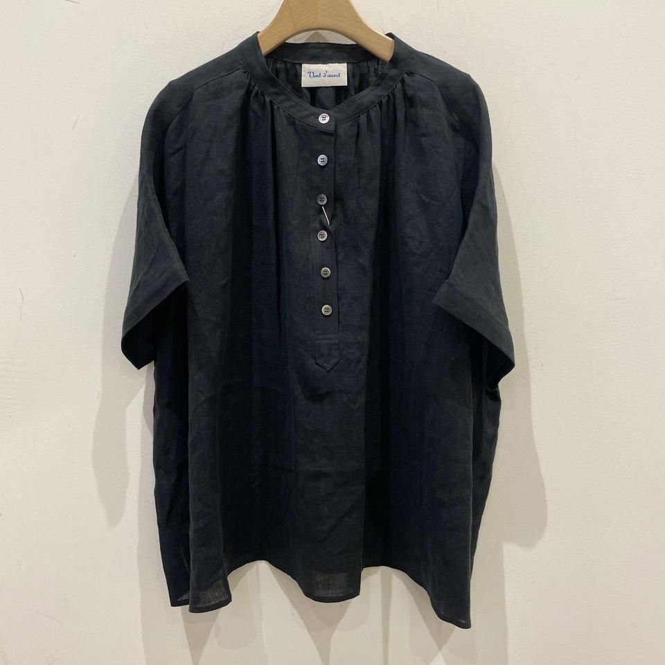 Vent d'ouest - 60フレンチリネン ヘンリーネックシャツ(VE19520)