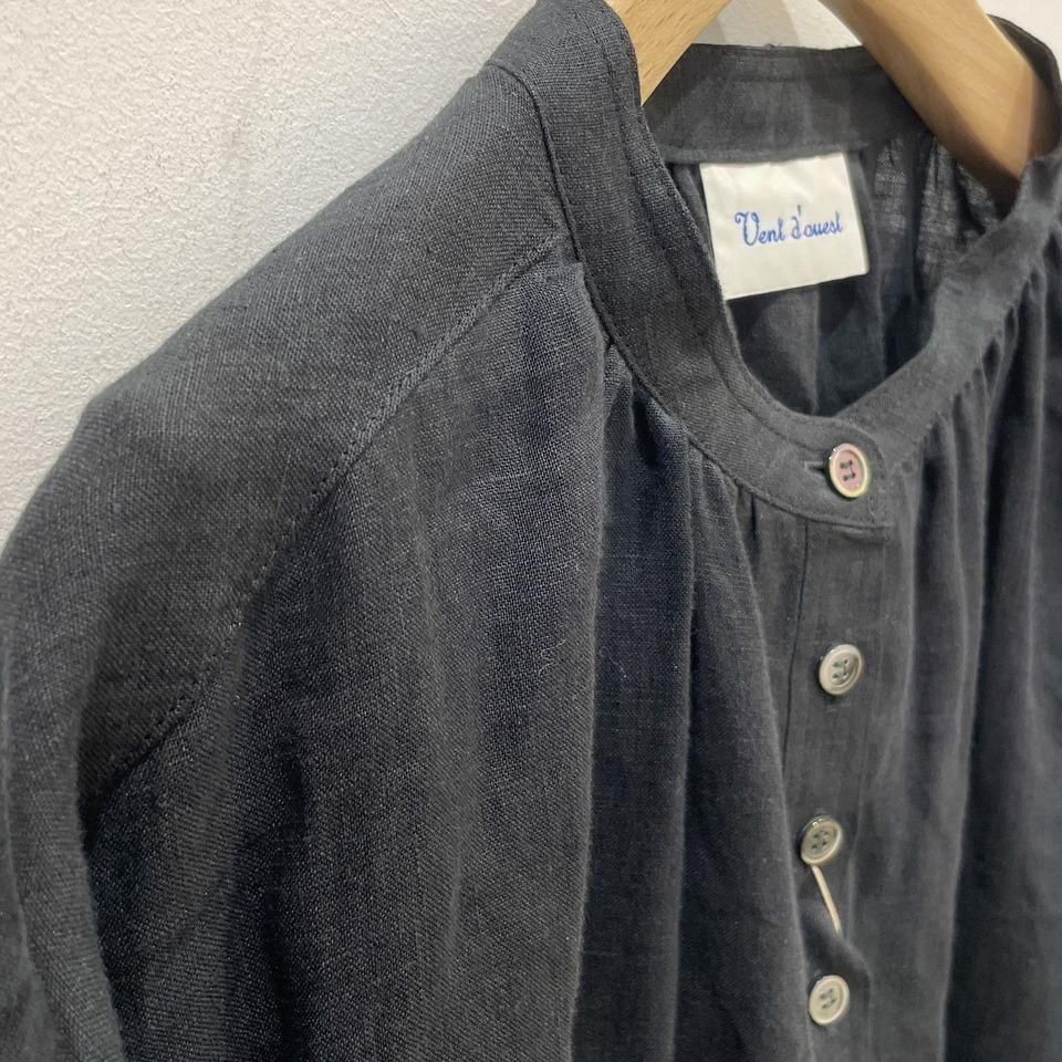 Vent d'ouest - 60フレンチリネン ヘンリーネックシャツ(VE19520)