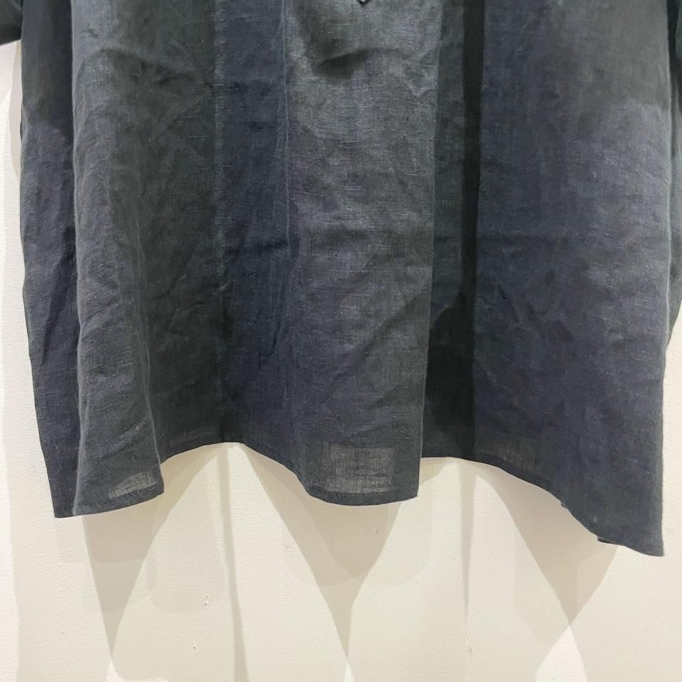 Vent d'ouest - 60フレンチリネン ヘンリーネックシャツ(VE19520)