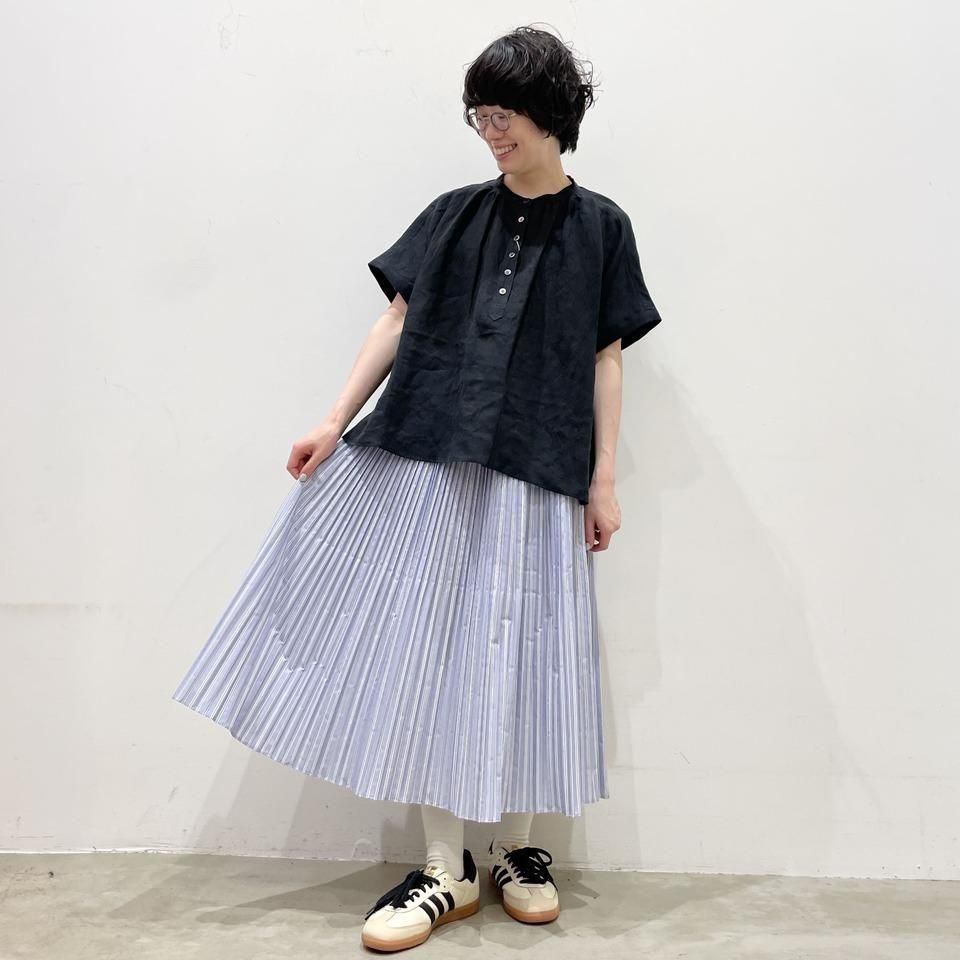 Vent d'ouest - 60フレンチリネン ヘンリーネックシャツ(VE19520)