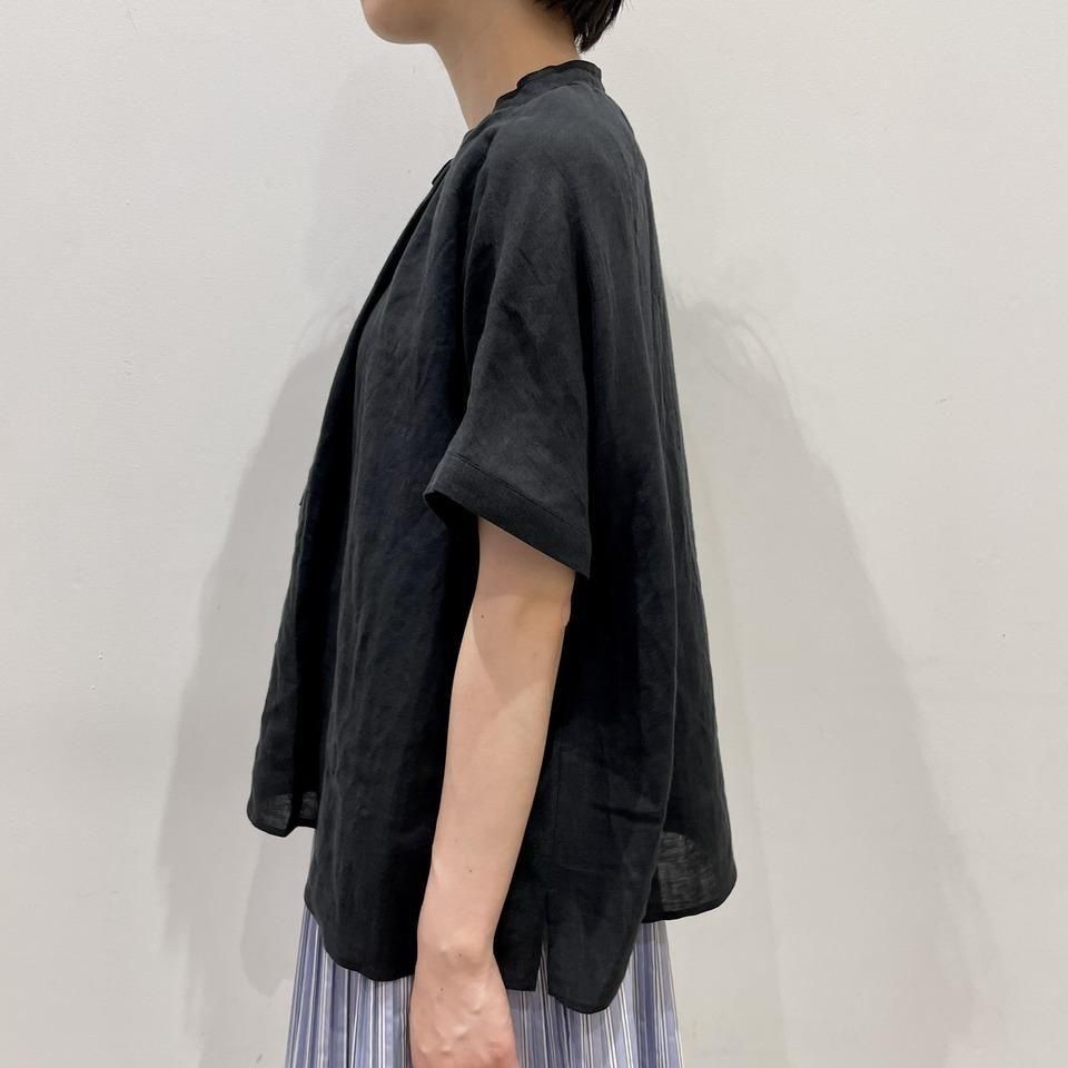 Vent d'ouest - 60フレンチリネン ヘンリーネックシャツ(VE19520)