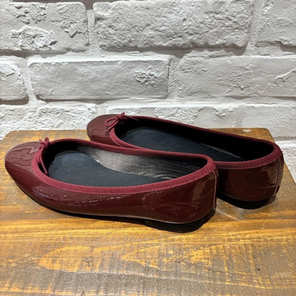美品　repetto レペット　パテントレザーフラットラバーソールシューズ 39 repetto - リリ パテントレザーフラットラバーソールシューズ