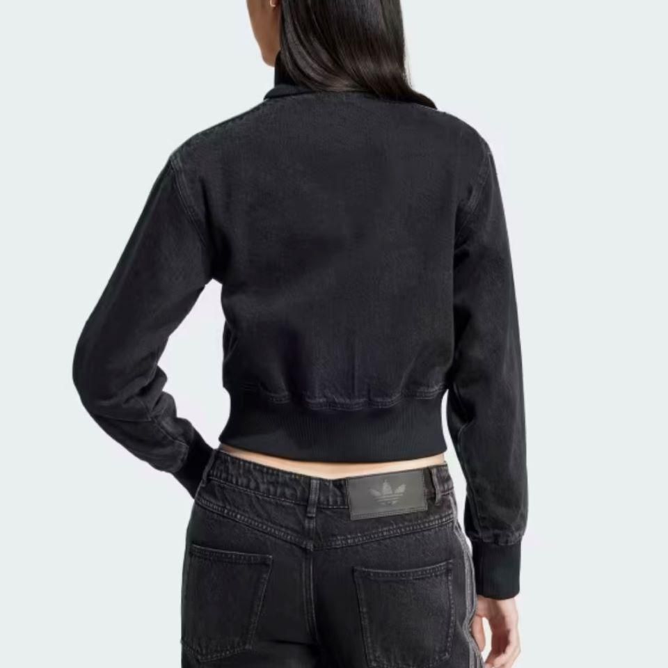 adidas デニムハーフジップ　トラックトップス　xs adidas デニムハーフジップ トラックトップス xs org.jpg