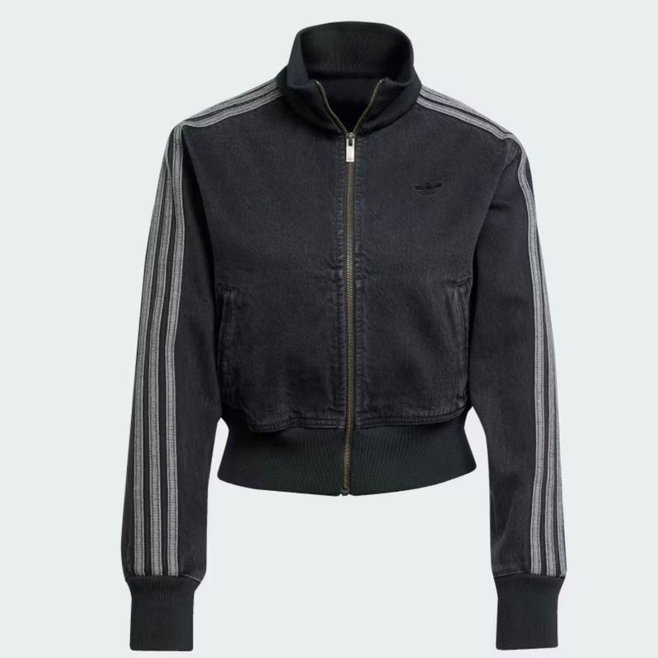 adidas デニムトラックトップ S ブラック JD3110 adidas DENIM TT トゥルーブラックデニム（アディダス デニム