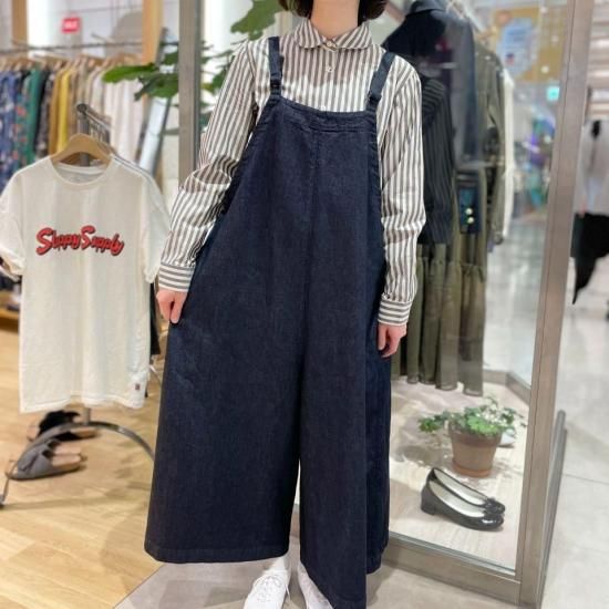 SARAHWEAR - Indigo Denim Salopette PantsC16022