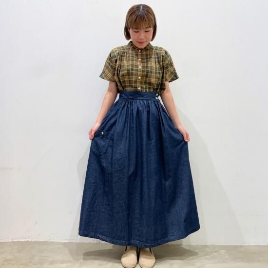 SARAHWEAR - 6oz Denim Farmer's SkirtC21851