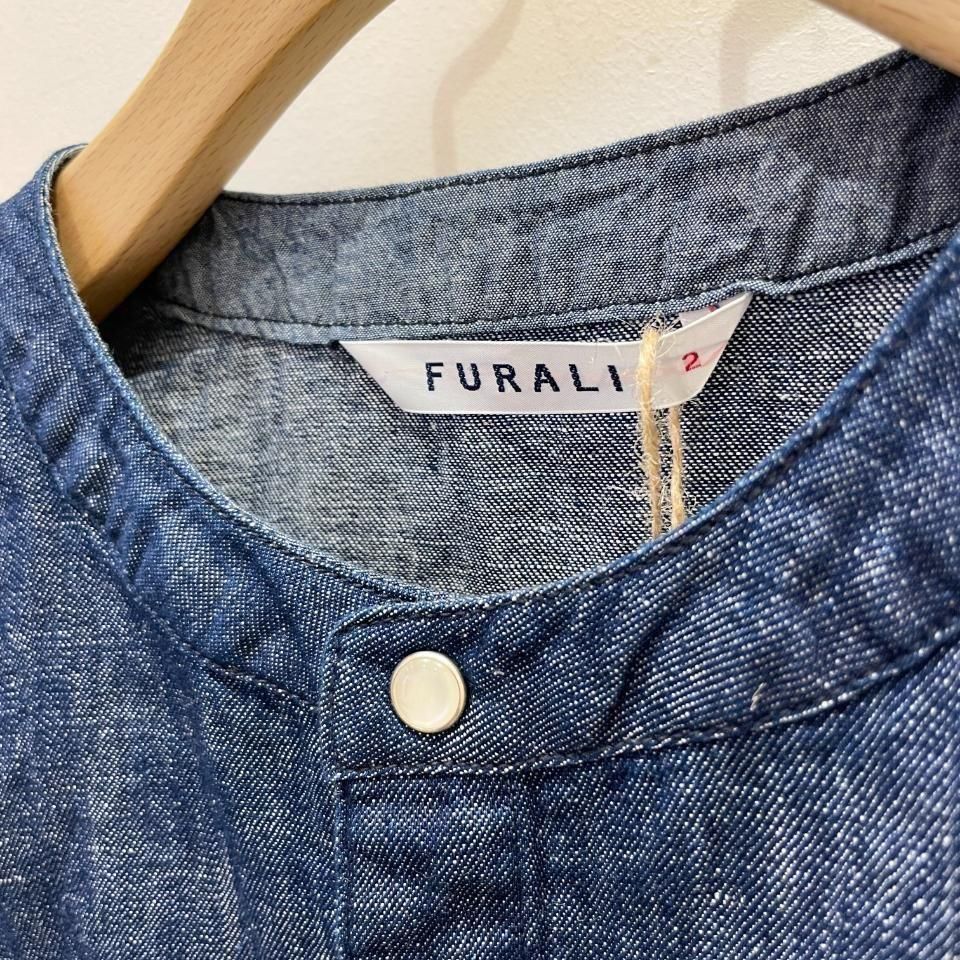 FURALI - コットンリネン デニムカーディガン（20JK001A