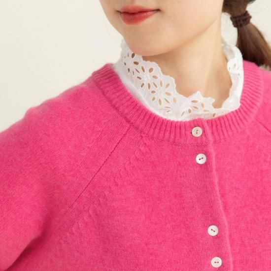 CHILD WOMAN - <Dot and Stripes> 30/-天竺 コットンレースインナー (1101CT001252) 正規取扱品