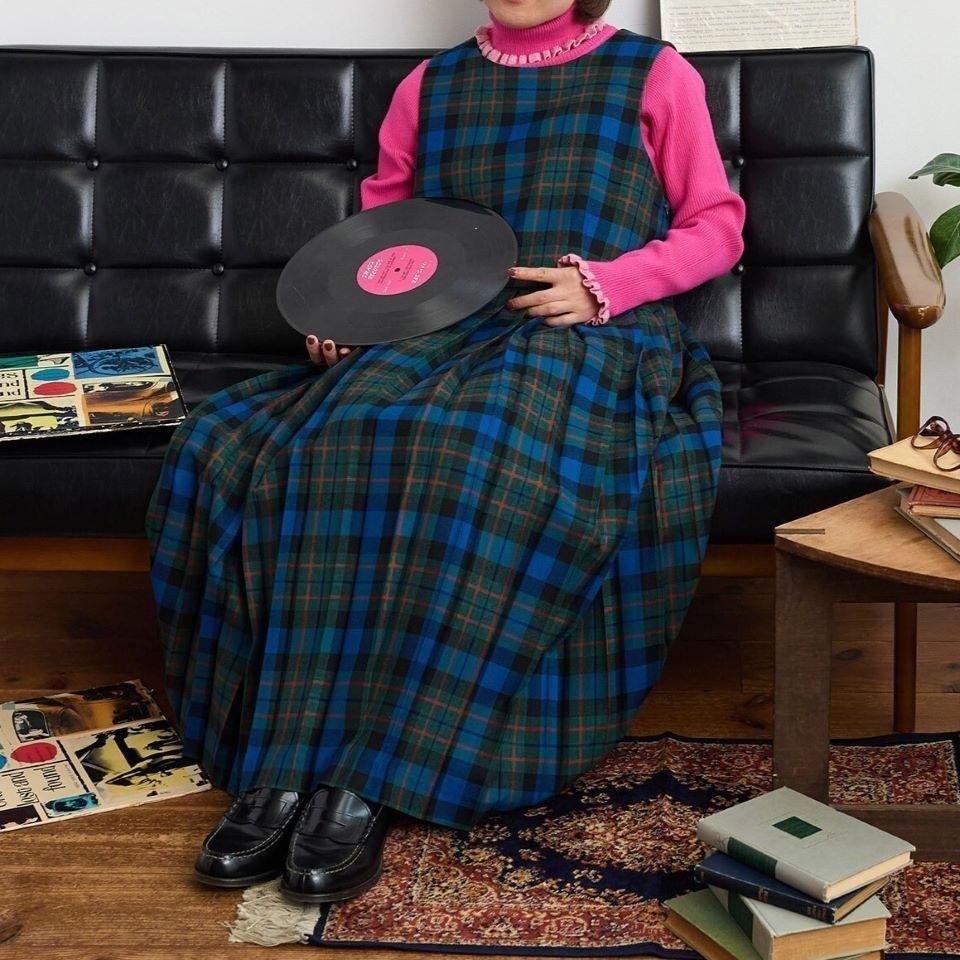 CHILD WOMAN - 2/48タータンチェックワンピース (0101OP002252) 正規