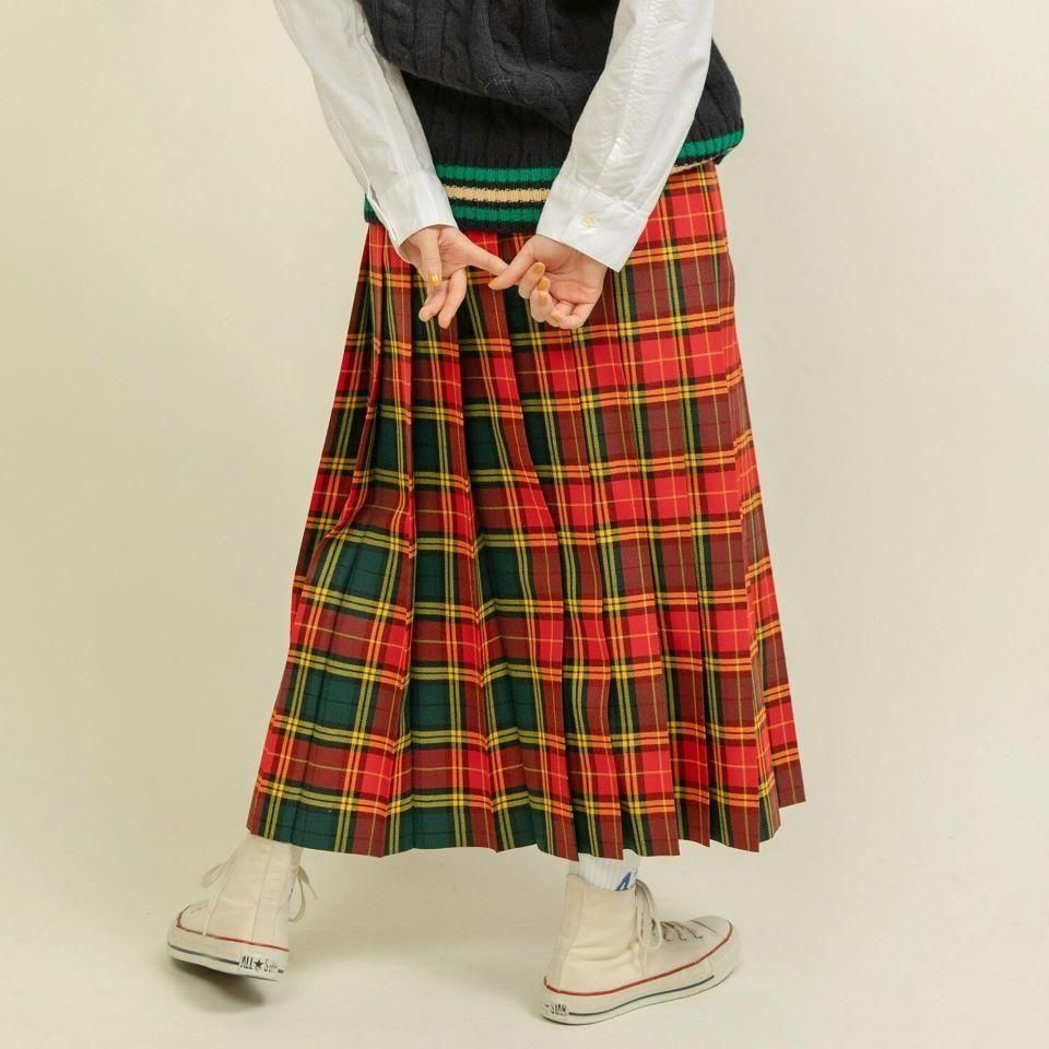 CHILD WOMAN チェック巻きスカート CHILD WOMAN スカート 2/48タータンチェック キルトスカート