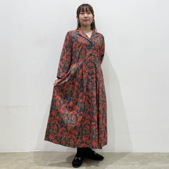 SARAHWEAR - Ellie Liberty Print Open Collar DressC71288