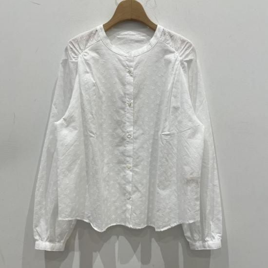 SARAHWEAR - SumireEmbroidery Lawn Raglan Gathered BlouseC53052