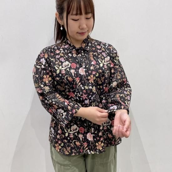 SARAHWEAR - Liberty Print Petit Collar ShirtC53043