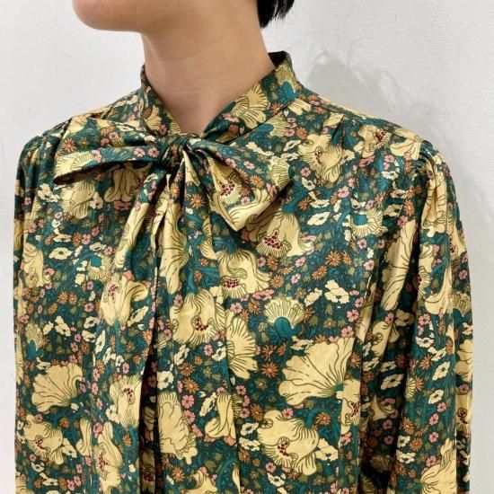 SARAHWEAR - RobbinLiberty Print Ribbon BlouseC53046