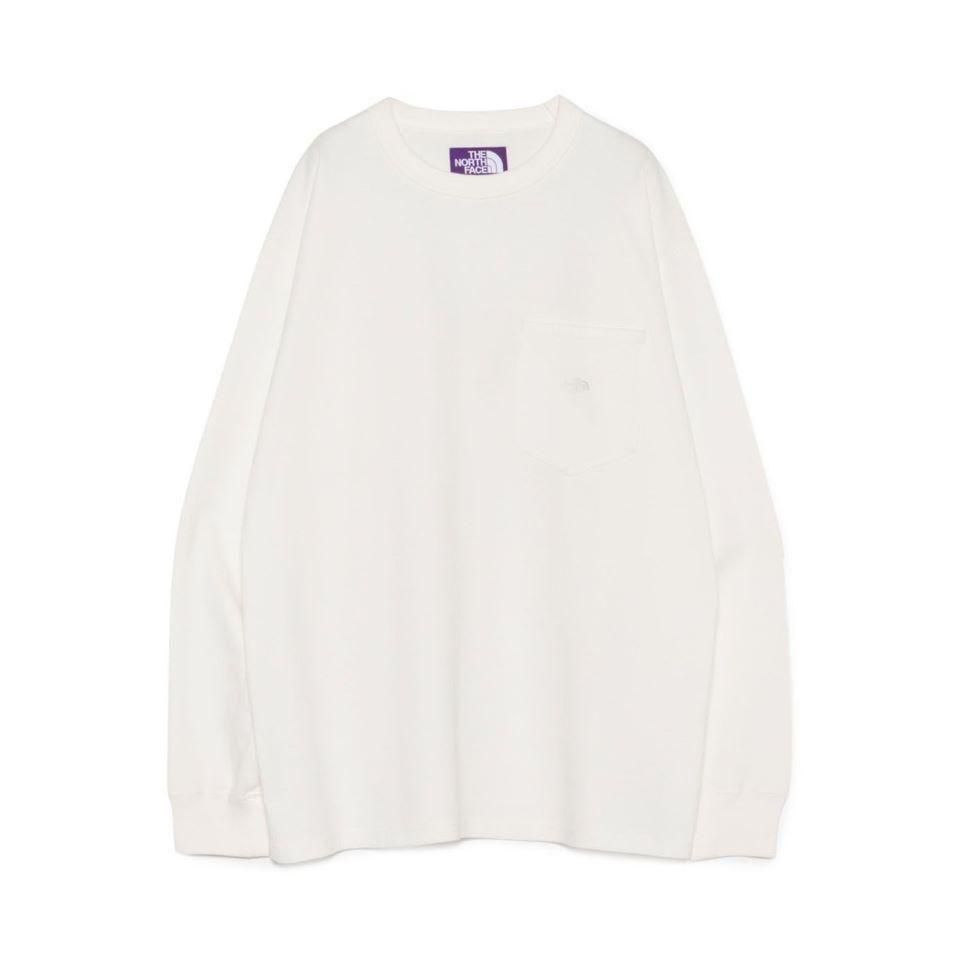 専用です　パープルレーベル　ポケットT　N25FT063　ホワイト　XL　新品① THE NORTH FACE PURPLE LABEL - 8oz Field Long Sleeve Pocket Tee