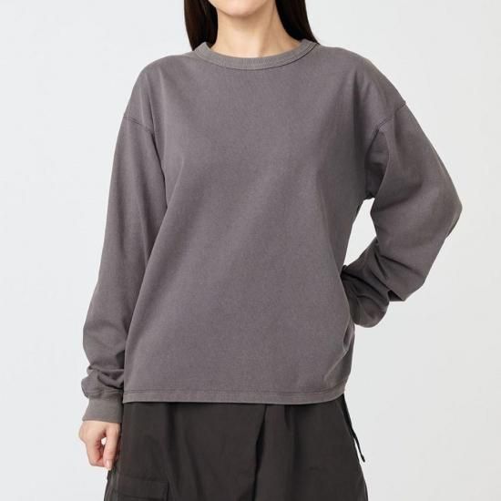 2025FW 9月新作　ミストプリーツ半袖トップス 灰色 トップス ブラウス 長袖[品番：HNSW0010268]｜Honeys（ハニーズ）の