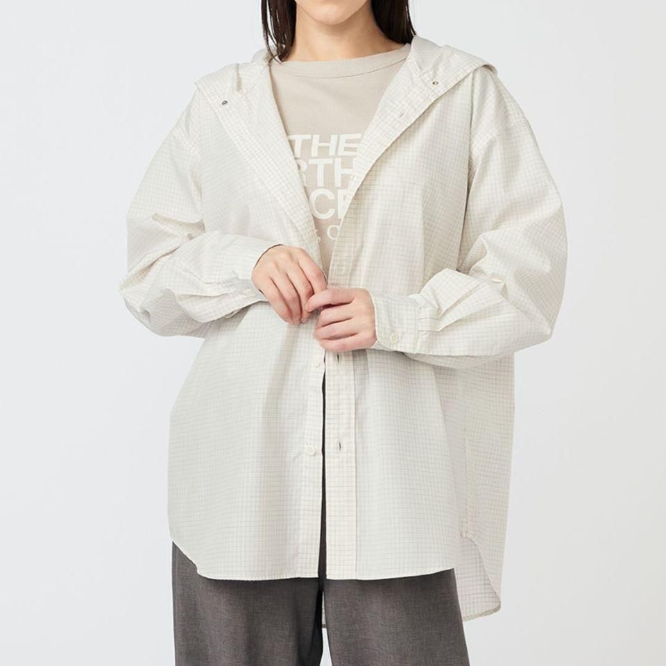 今週限定THE NORTH FACE PURPLE LABEL シャツ THE NORTH FACE PURPLE LABEL - Graph Check Mountain Hooded Shirt