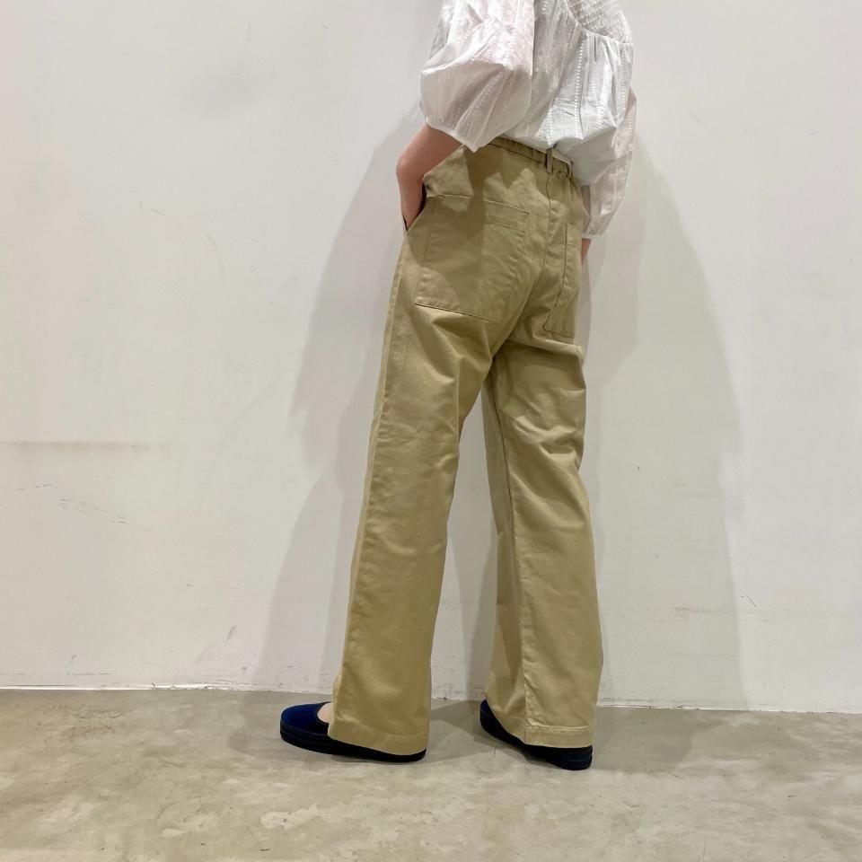 SARAHWEAR - <Carole>Cotton Twill Baker's Pants(C30586)