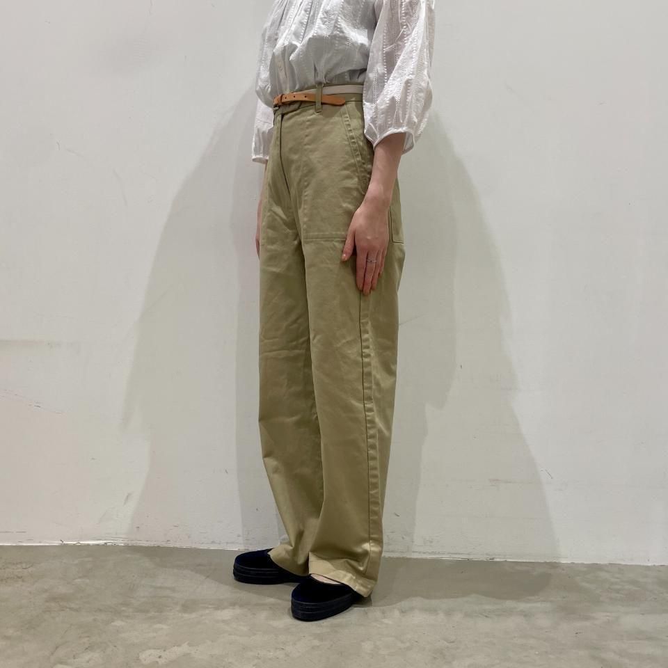 SARAHWEAR - <Carole>Cotton Twill Baker's Pants(C30586)