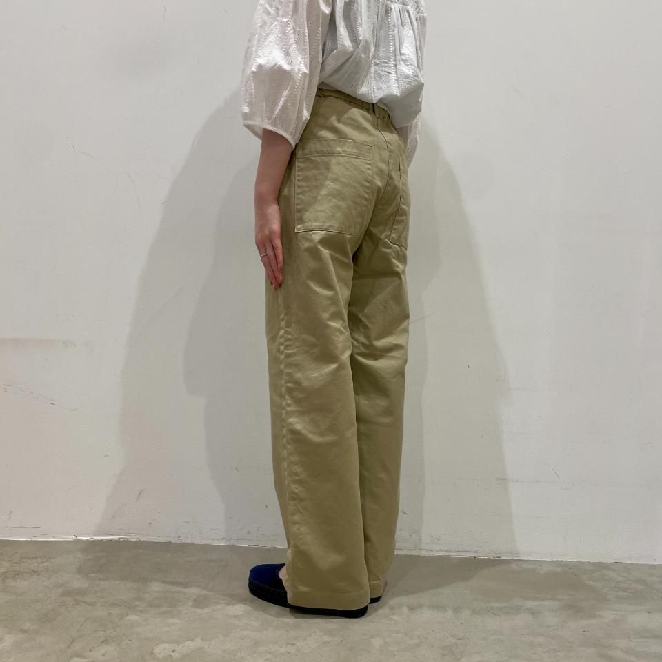 SARAHWEAR - <Carole>Cotton Twill Baker's Pants(C30586)