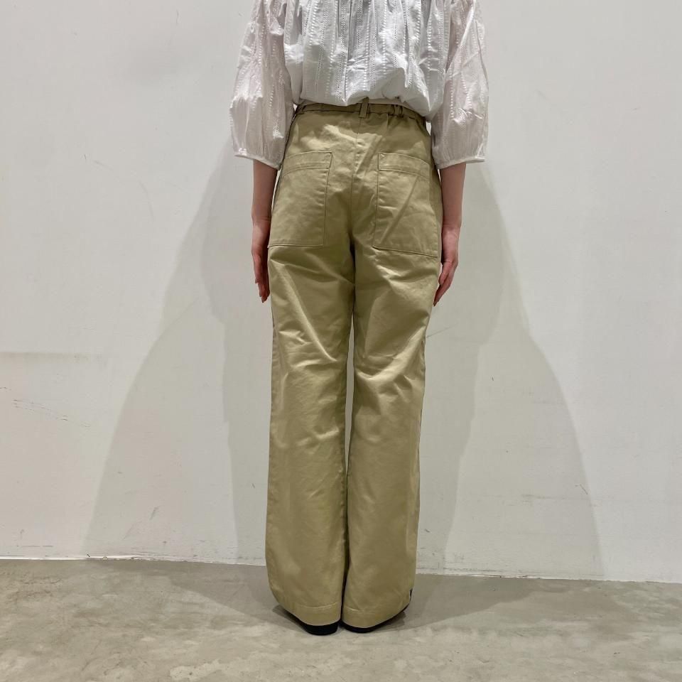 SARAHWEAR - <Carole>Cotton Twill Baker's Pants(C30586)
