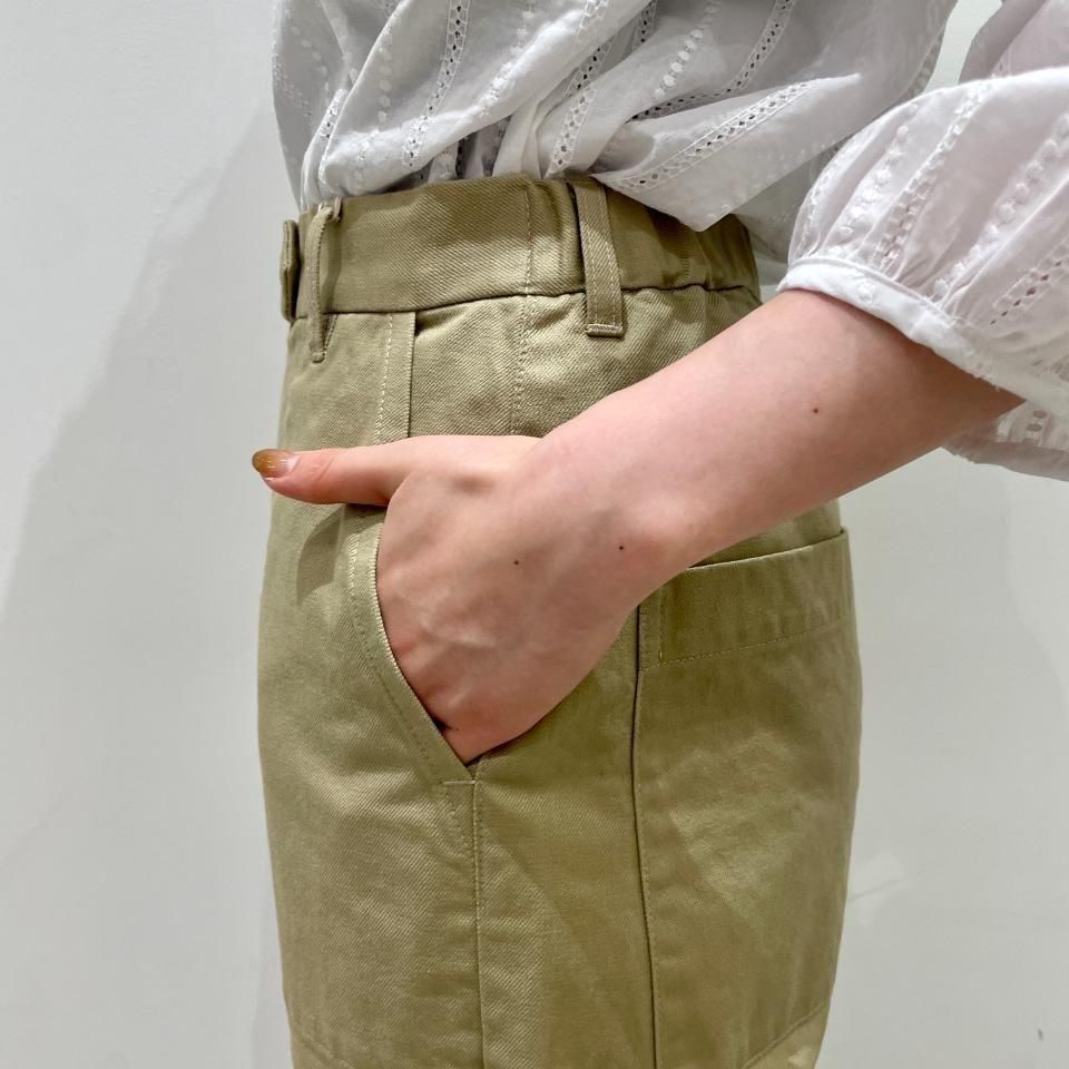 SARAHWEAR - <Carole>Cotton Twill Baker's Pants(C30586)