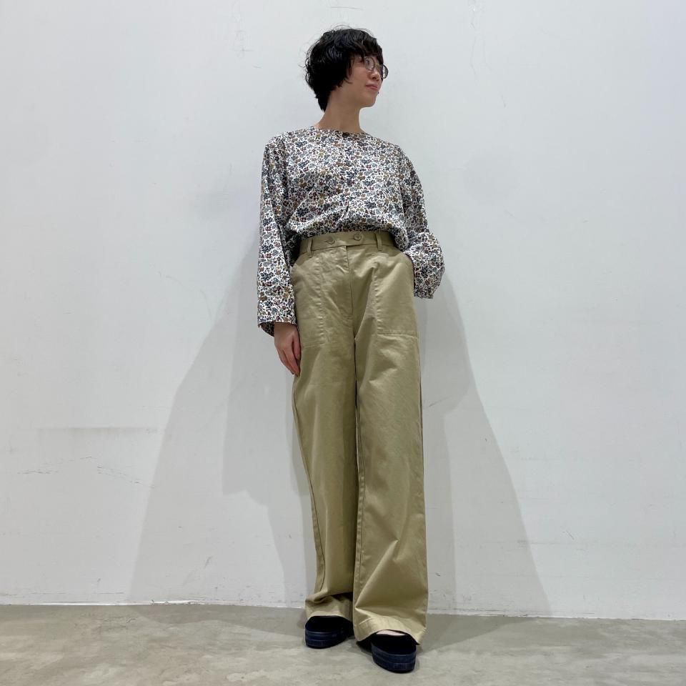 SARAHWEAR - <Carole>Cotton Twill Baker's Pants(C30586)