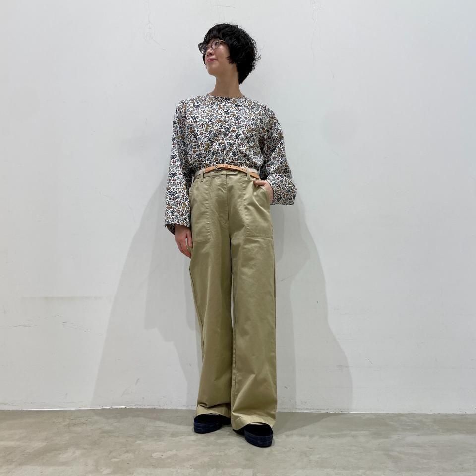 SARAHWEAR - <Carole>Cotton Twill Baker's Pants(C30586)