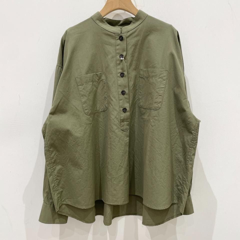SARAHWEAR - Cotton Broadcloth Barista Shirt(C53032)