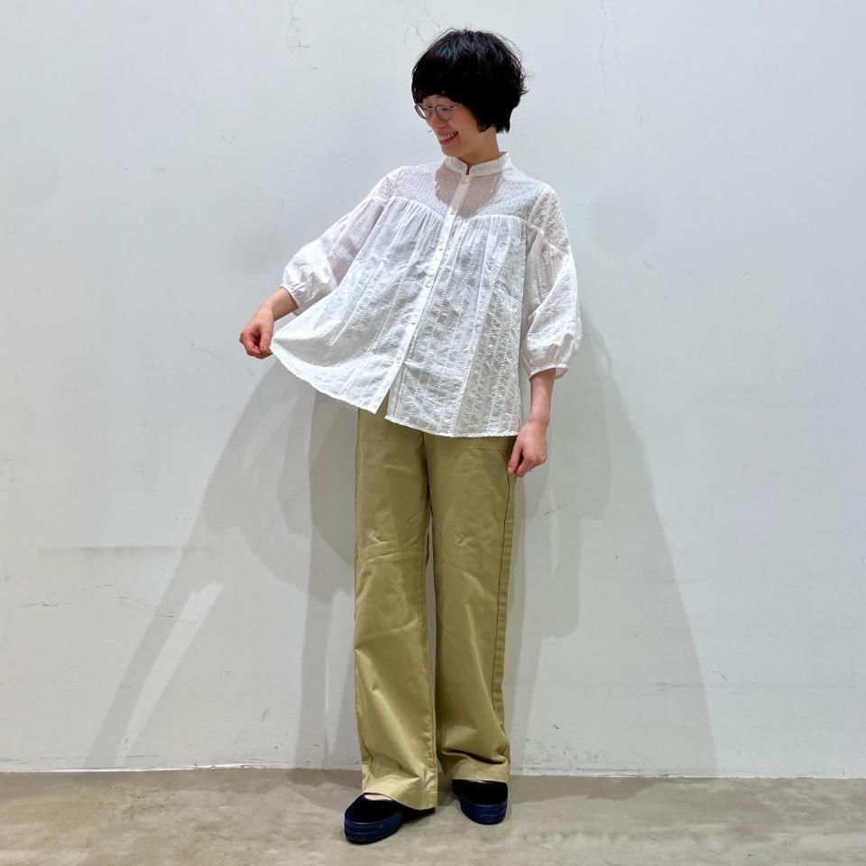 SARAHWEAR - <Lily>Embroidery×Embroidery Gathered Blouse(C53051)
