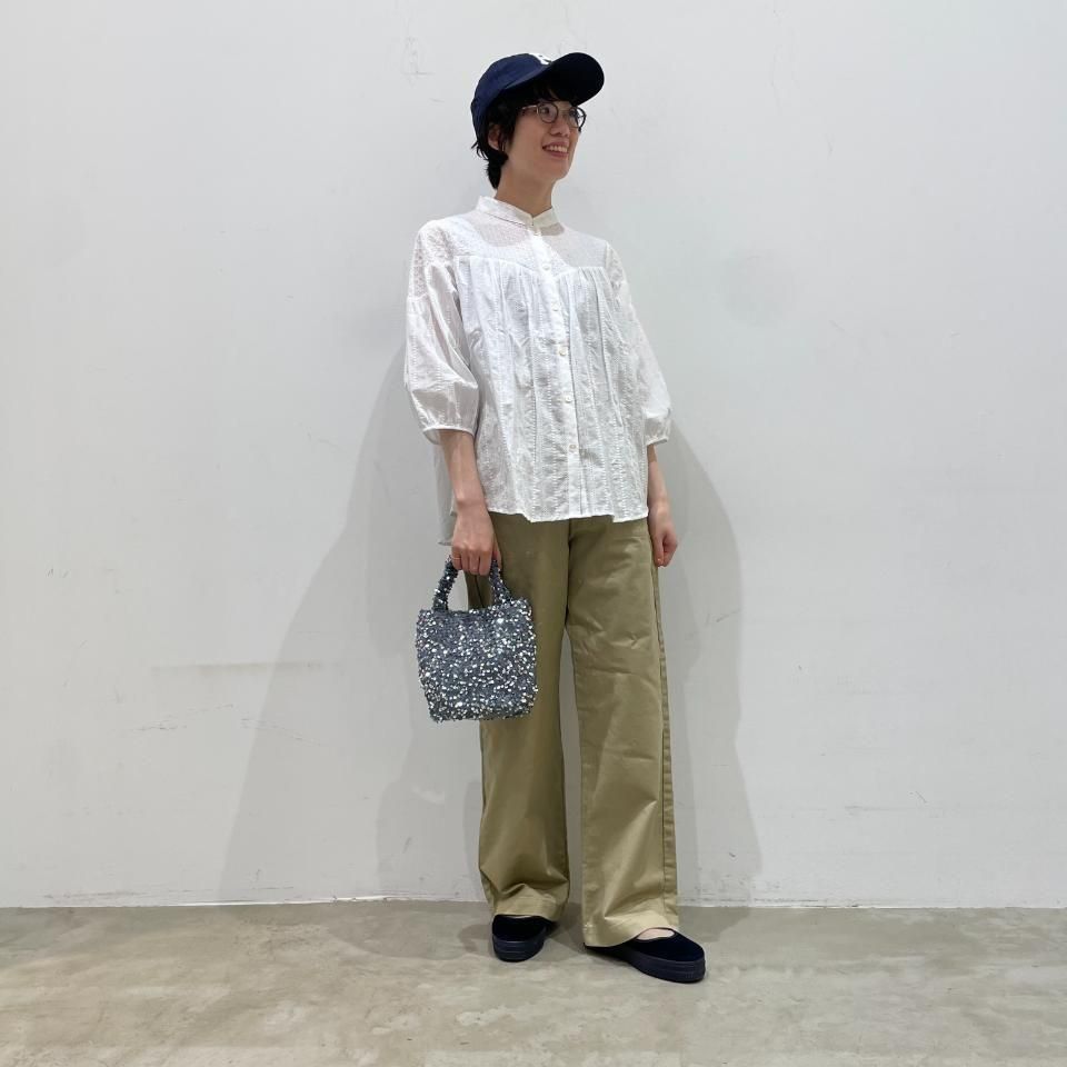 SARAHWEAR - <Lily>Embroidery×Embroidery Gathered Blouse(C53051)