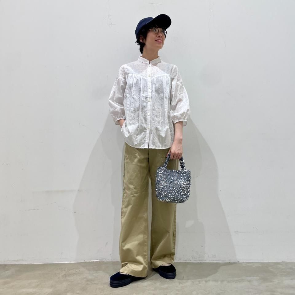 SARAHWEAR - <Lily>Embroidery×Embroidery Gathered Blouse(C53051)