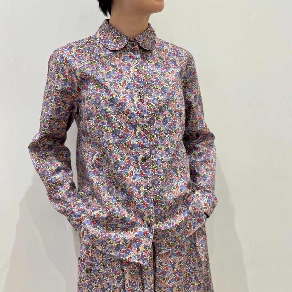 SARAHWEAR - <Sophia>Liberty Print Round Collar Blouse(C53053)