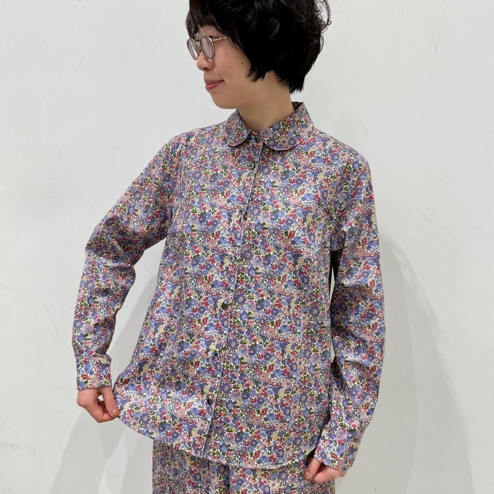 SARAHWEAR - <Sophia>Liberty Print Round Collar Blouse(C53053)