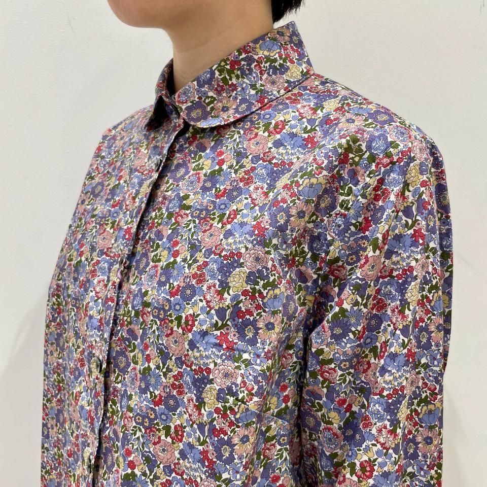 SARAHWEAR - <Sophia>Liberty Print Round Collar Blouse(C53053)