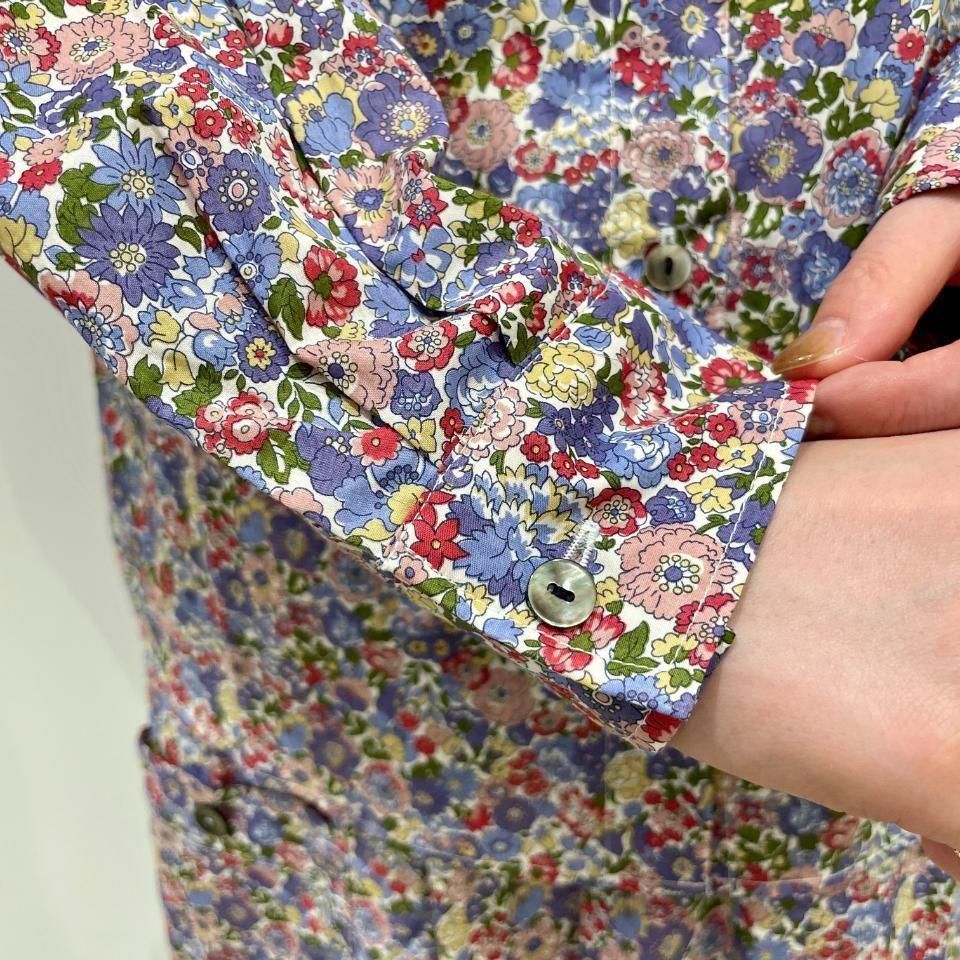 SARAHWEAR - <Sophia>Liberty Print Round Collar Blouse(C53053)