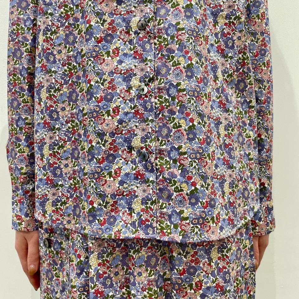 SARAHWEAR - <Sophia>Liberty Print Round Collar Blouse(C53053)