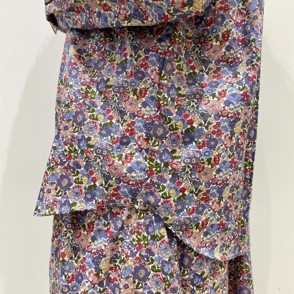 SARAHWEAR - <Sophia>Liberty Print Round Collar Blouse(C53053)