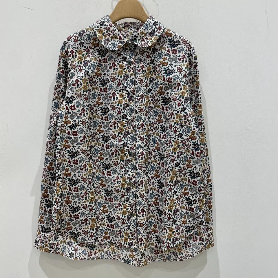 SARAHWEAR - <Sophia>Liberty Print Round Collar Blouse(C53053)